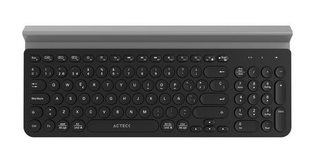 Acteck Inspire Comp TI695 teclado Universal Bluetooth QWERTY Español Negro, Gris