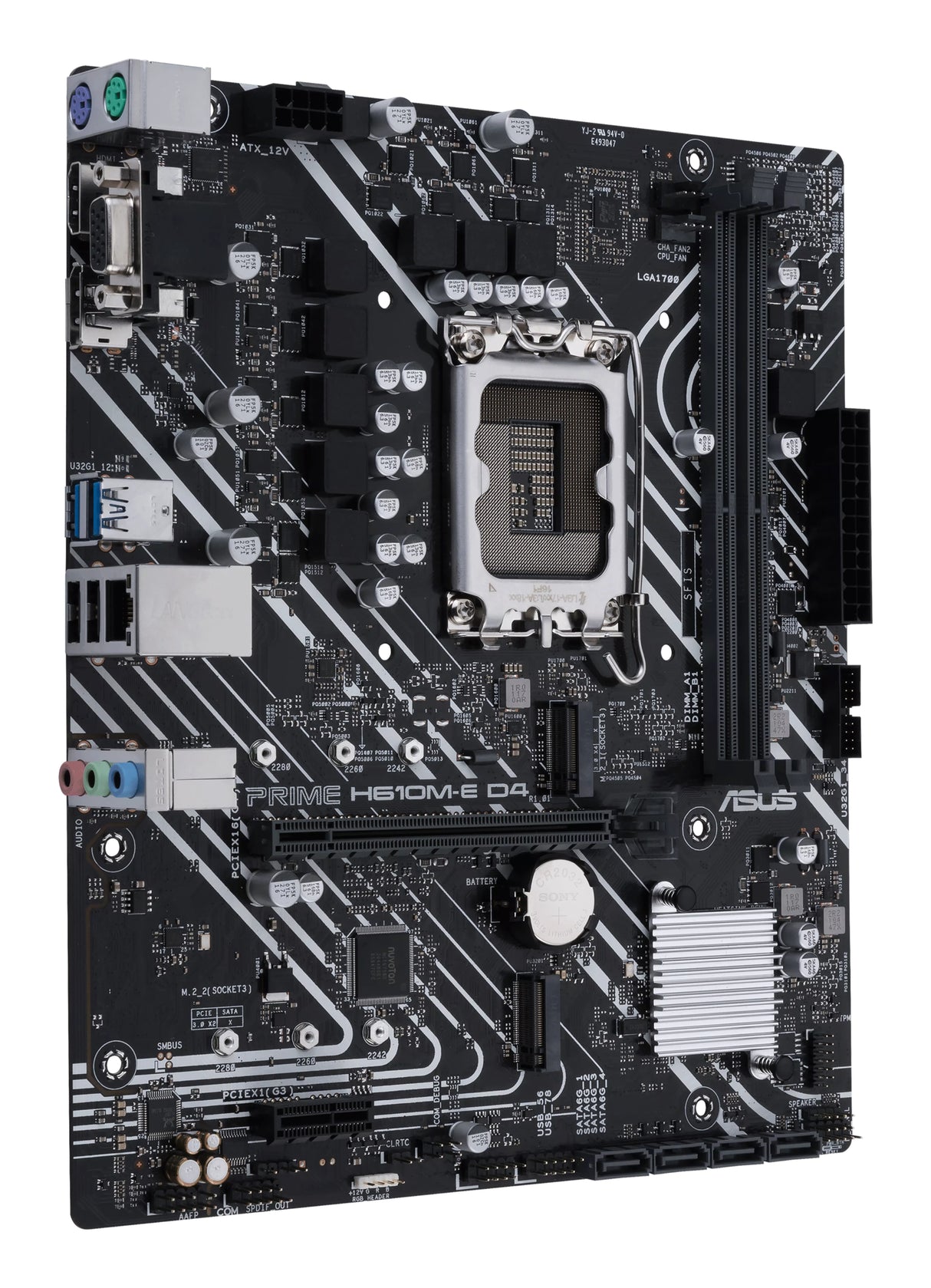 ASUS PRIME H610M-E D4 placas base Intel LGA 1700 1 DDR4-SDRAM