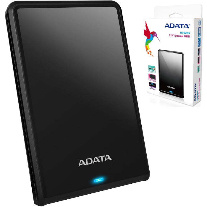 DISCO DURO EXTERNO ADATA HV620S 4TB USB 3.1 NEGRO 2.5" 5400 RPM