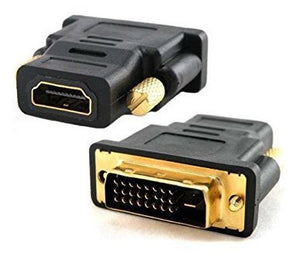 BRobotix 103750 Cambiadores de género para cables DVI-D HDMI Negro