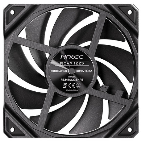 Antec Nova Gabinete de la computadora Ventilador 12 cm Negro 1 pieza(s)
