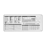 Acteck AC-941082 alfombrilla para ratón Negro, Blanco, Imagen, Tela, Caucho