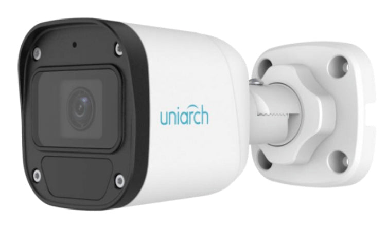 UNIARCH Cámara IP Mini Bullet IPC-B122-APF28-E, 2MP, Lente Fijo 2.8mm, IR 30m, PoE AT