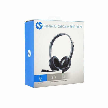 HP 194R3AA audífono y auriculare Auriculares Alámbrico Diadema Oficina/Centro de llamadas Negro, 20 - 20000 Hz