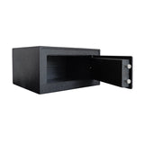 XE Seguridad CFBMH-23 caja fuerte Caja fuerte portátil Negro, Código, Lector de huellas dactilares, Llave