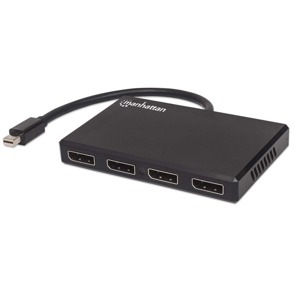 Manhattan Hub Video Splitter de Mini DisplayPort a 4 DisplayPort, con MST