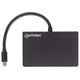 Manhattan Hub Video Splitter de Mini DisplayPort a 4 DisplayPort, con MST