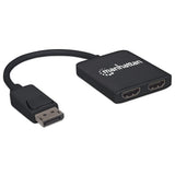 Manhattan Hub MST - de DisplayPort a 2 puertos HDMI