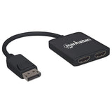 Manhattan Hub MST - de DisplayPort a 2 puertos HDMI