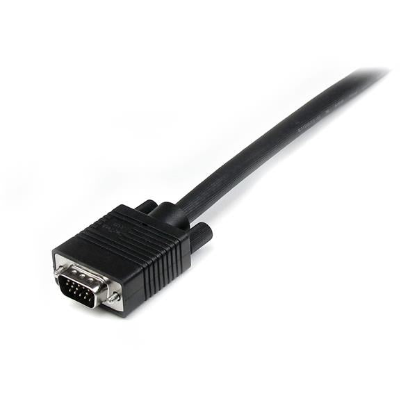 StarTech.com Cable de 10.6m Coaxial de Video VGA para Pantalla de Alta Resolución - 2x HD15 Macho, VGA (D-Sub), VGA (D-Sub), Negro