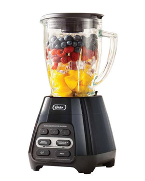 Oster BLSTPYG1309B-013 licuadora 1.5 L Licuadora de cocina 700 W Negro, Transparente, Función de pulso, Picahielos