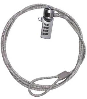 TechZone TZCCL01 cable antirrobo 1,8 m