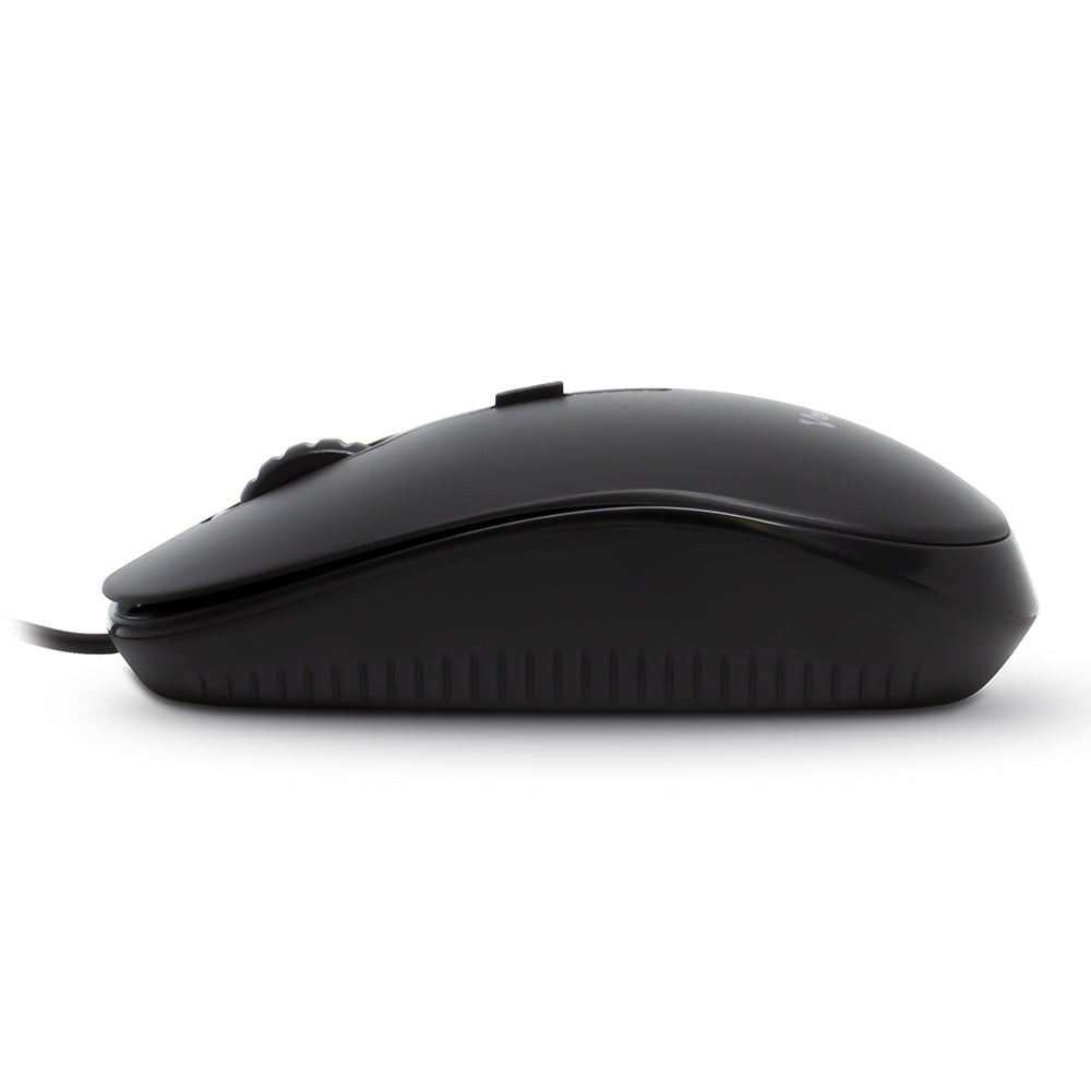 MOUSE VORAGO NEGRO OPTICO ALAMBRICO 4 BOT. USB 800/1,200 DPI MO-100