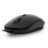 MOUSE VORAGO NEGRO OPTICO ALAMBRICO 4 BOT. USB 800/1,200 DPI MO-100