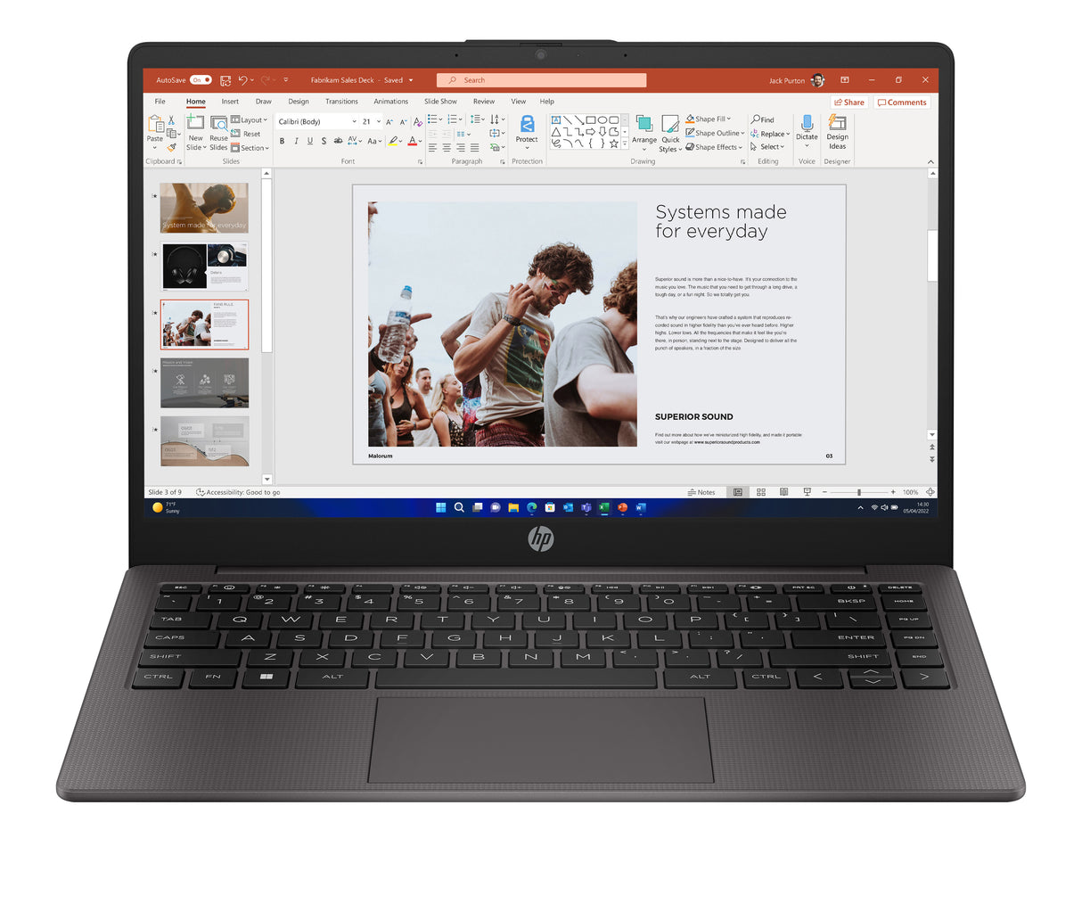 HP 240 G10 Intel® Core™ i7 i7-1355U Computadora portátil 35.6 cm (14") HD 16 GB DDR4-SDRAM 512 GB SSD Wi-Fi 6 (802.11ax) Windows 11 Pro Plata