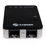 Steren COM-818 ampliador de red Repetidor de red Negro