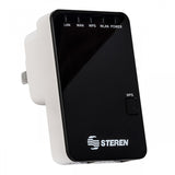 Steren COM-818 ampliador de red Repetidor de red Negro