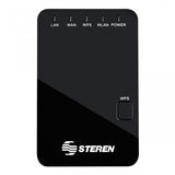 Steren COM-818 ampliador de red Repetidor de red Negro