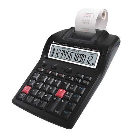 Nextep NE-195 calculadora Escritorio Calculadora de impresión Negro