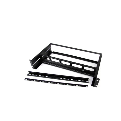 StarTech.com Juego Kit de Riel DIN Ajustable Montable en Rack Armario con Rieles Top Hat Mini G Rails Accesorios para ra