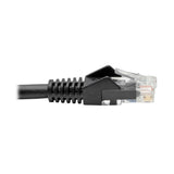 Tripp Lite N201-007-BK Cable Ethernet (UTP) Moldeado Snagless Cat6 Gigabit (RJ45 M/M), PoE, Negro, 2.13 m [7 pies]