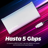 Manhattan Docking Station USB-C para Triple Monitor Laptop Alámbrico USB 3.2 Gen 1 (3.1 Gen 1) Type-C 4 2