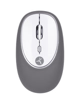 TechZone Jelly-Mate Grey ratón Universal Ambidiestro RF inalámbrico Óptico 1200 DPI, Gris