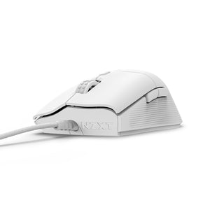 NZXT Lift 2 Ergo ratón Juego Diestro USB tipo A Óptico 26000 DPI, Blanco