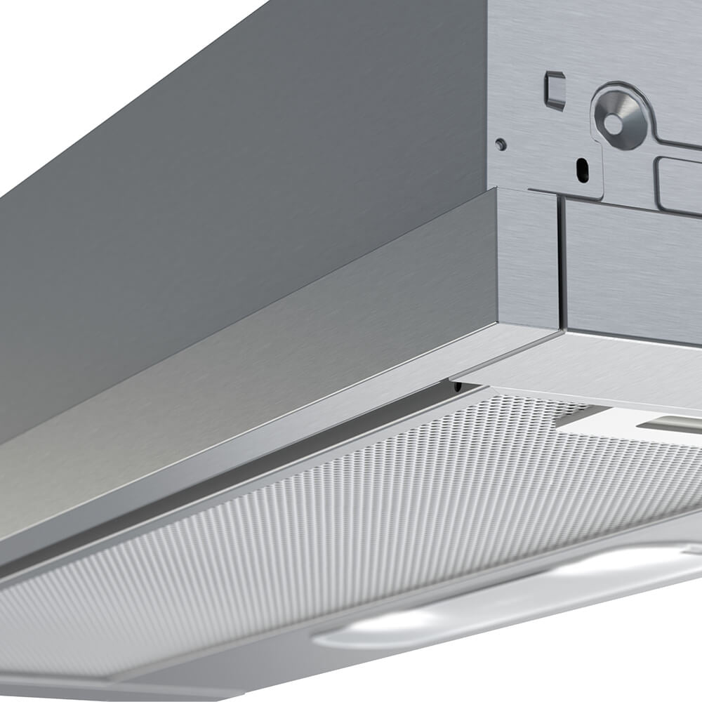 Whirlpool WHT9030S campana Semintegrada (extraíble) Gris