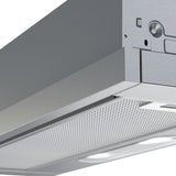 Whirlpool WHT9030S campana Semintegrada (extraíble) Gris