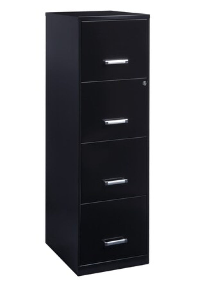 Space Solutions 21618 cajonera para oficina Negro Acero