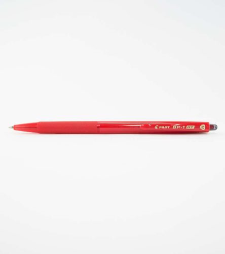 Bolígrafo Pilot Bp-1 Rt Fino Retráctil Color Rojo C/12 Pzas - 10702 FullOffice.com