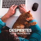 Vorago MO-306 ratón Oficina Diestro RF inalámbrico Óptico 2400 DPI, Negro