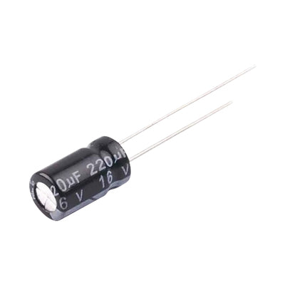 Syscom 0220M0016V condensador Negro Cilíndrico 1 pieza(s)