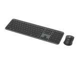 Logitech Signature Slim Combo MK950 Teclado Oficina Inalámbrico RF Wireless + Bluetooth Switch de tecla de tijera