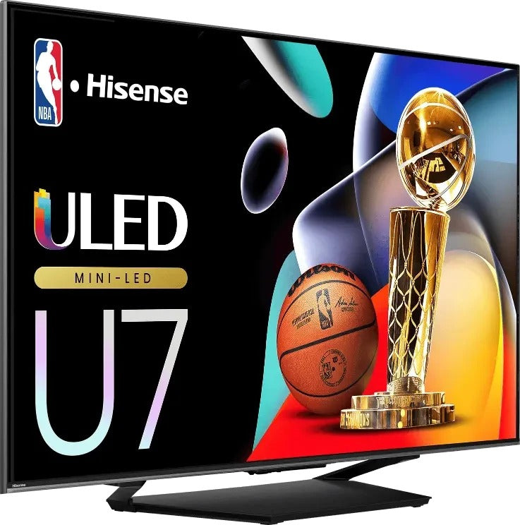 Hisense Class U7 Televisor 139,7 cm (55") 3840 x 2160 Pixeles 4K Ultra HD Mini LED ULED Smart TV Wifi Negro
