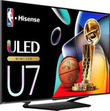 Hisense Class U7 Televisor 139,7 cm (55") 3840 x 2160 Pixeles 4K Ultra HD Mini LED ULED Smart TV Wifi Negro