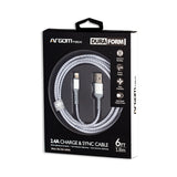 ArgomTech ARG-CB-0023WT cable Lightning 1.8 m Blanco, USB A, Macho, Macho