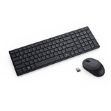 DELL Teclado y mouse compactos y silenciosos Pro - KM555 - Español de Latinoamérica, Tamaño completo (100%), Inalámbrico, RF inalámbrico + bluetooth