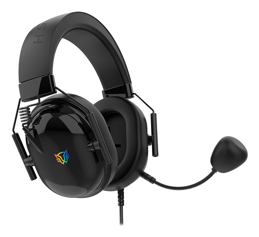 Audífonos Gamer BALAM RUSH Aviator Level HA757 / Alámbricos + Over Ear + Bocinas 53 mm + Mic Fijo / Sonido 7.1 + Compati