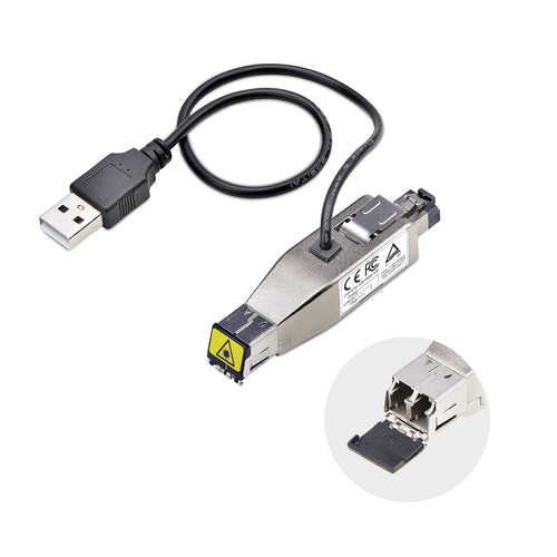 StarTech.com Mini Conversor de Medios de Fibra Óptica Gigabit a Ethernet RJ45 - de Fibra Monomodo (10km) o Multimodo (80