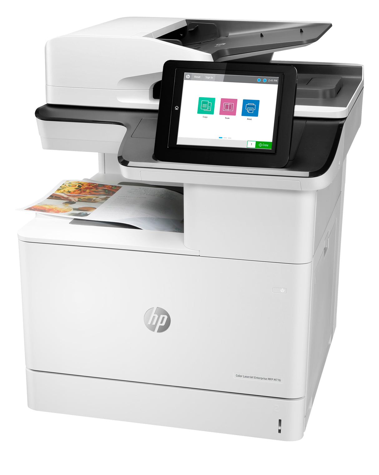 HP Color LaserJet Enterprise LaserJet Enterprise M776dn Multifunction Color Impresora, Ethernet solamente; Copiadora, escáner