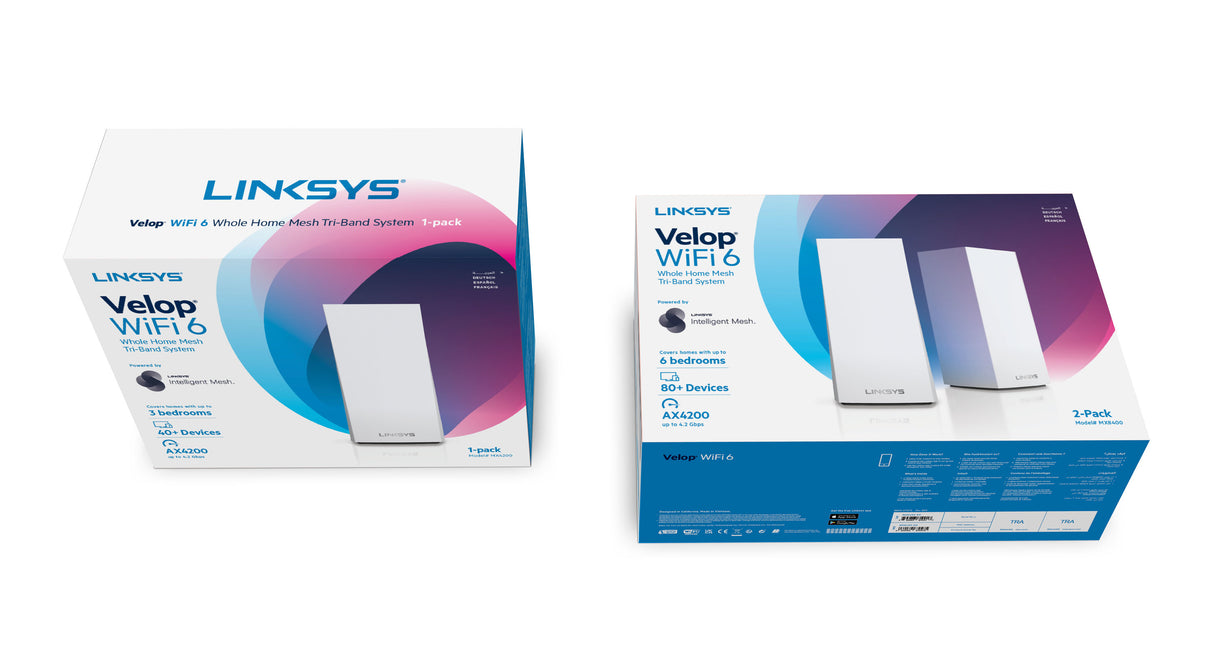 Linksys MX4200 sistemas wi-fi mesh (wi-fi en malla) Enrutador de malla Blanco Si Interno