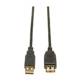 Tripp Lite U024-006 Cable de Extensión USB 2.0 (A M/H), 1.83 m [6 pies], Macho/Hembra, Negro