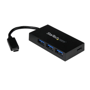 StarTech.com Concentrador USB 3.0 (5Gbps) de 4 Puertos - USB-C a 1x USB-C y 3x USB-A Hubs de interfaz 4 USB 3.2 Gen 1 (3