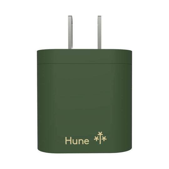 Hune Cargador USB A - Tipo C- Hurón, Interior, Corriente alterna, Verde