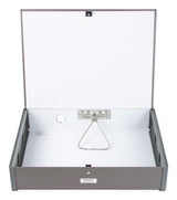 TECHMAKRO CAJA PARA ARCHIVO FORRADO DE PVC, SILVER país de origen Tailandia