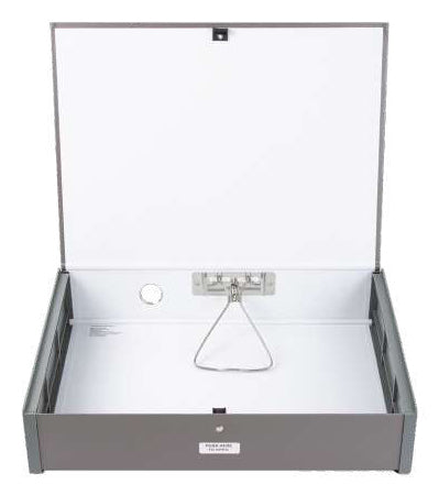 TECHMAKRO CAJA PARA ARCHIVO FORRADO DE PVC, SILVER país de origen Tailandia