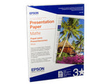 Epson Presentation Paper Matte - 8.5" x 11" - 100 Sheets Impresora