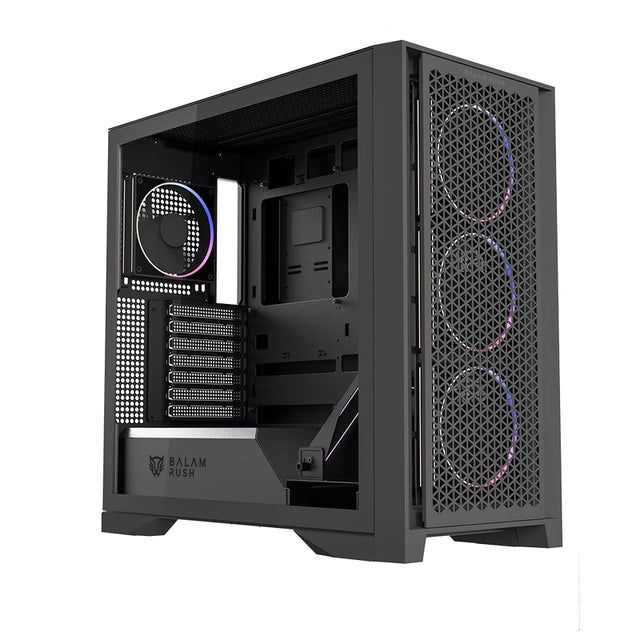 Balam Rush BR-941457 gabinete de computadora Midi Tower Negro, ATX, ITX, Micro ATX